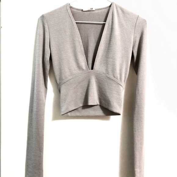 Aritzia | Wilfred Free Brigitte long sleeve crop - Picture 2 of 3